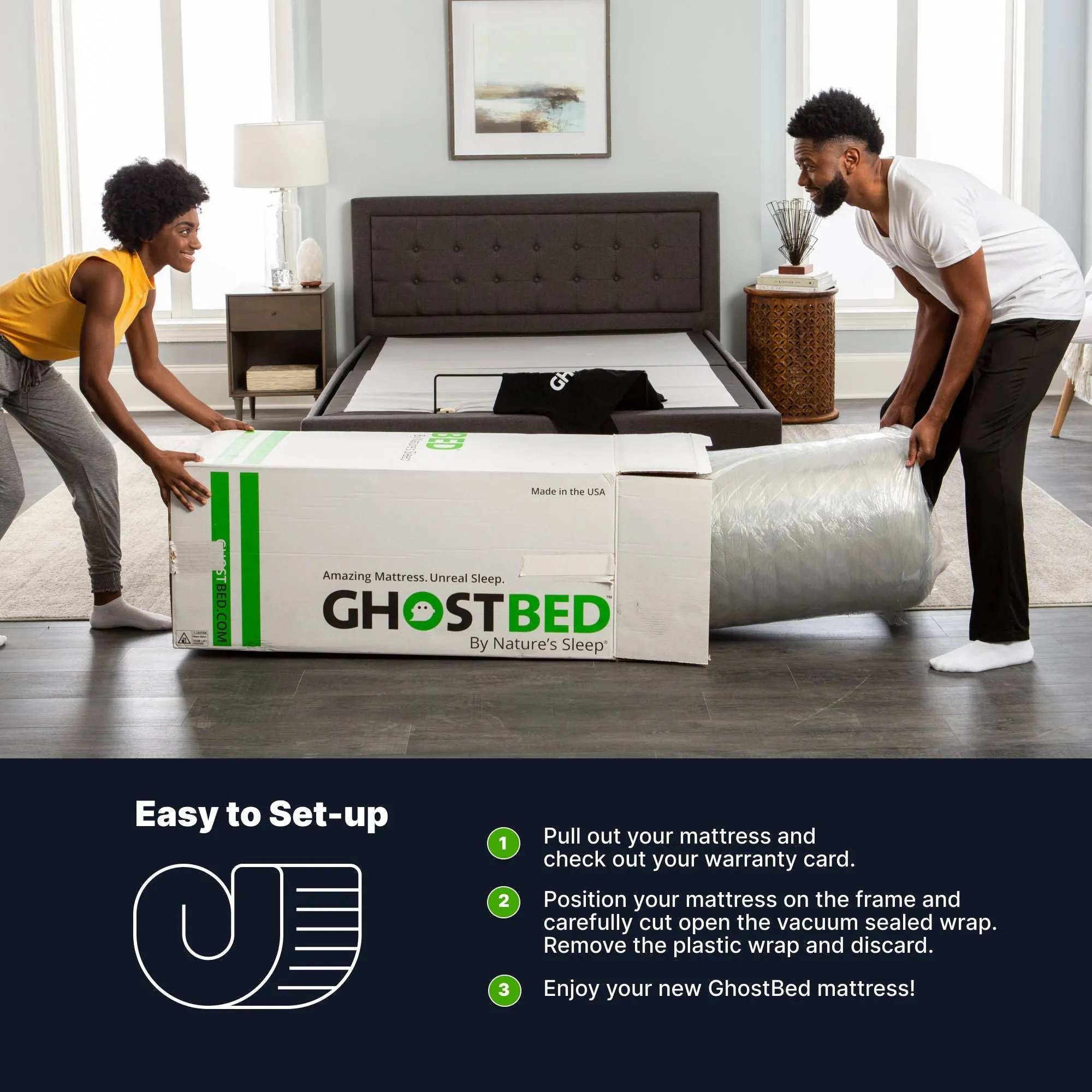 14" Memory Foam Mattress Luxury Comfort & Cooling by Couch.com