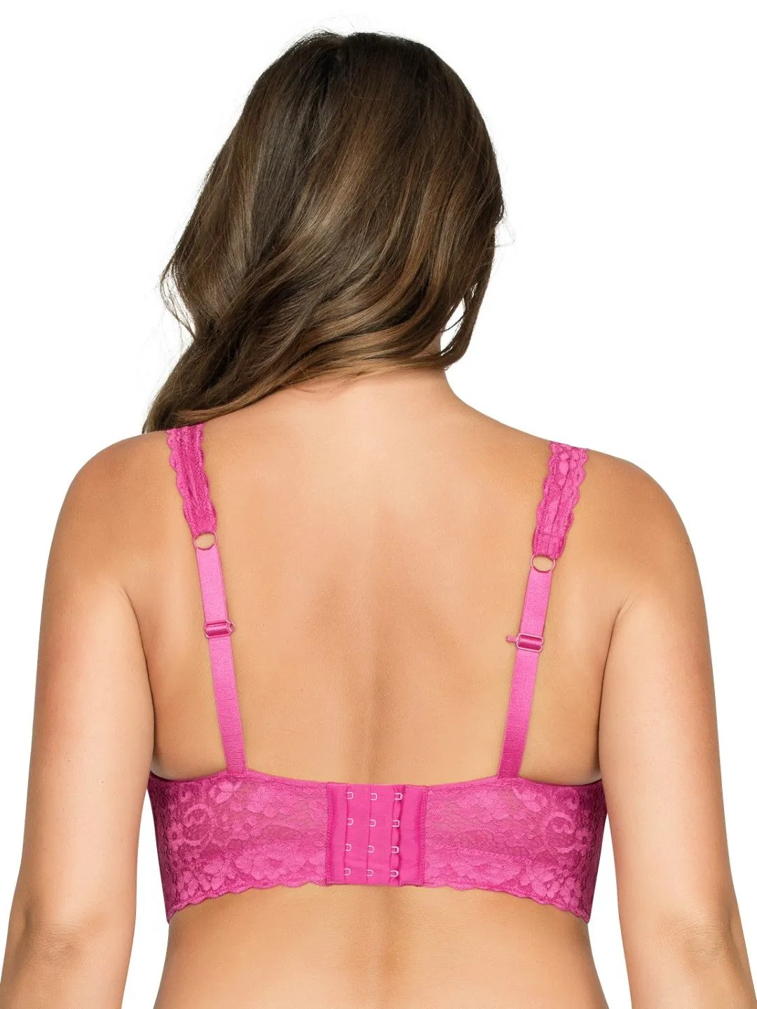 Adriana Lace Bralette - Raspberry - P5482