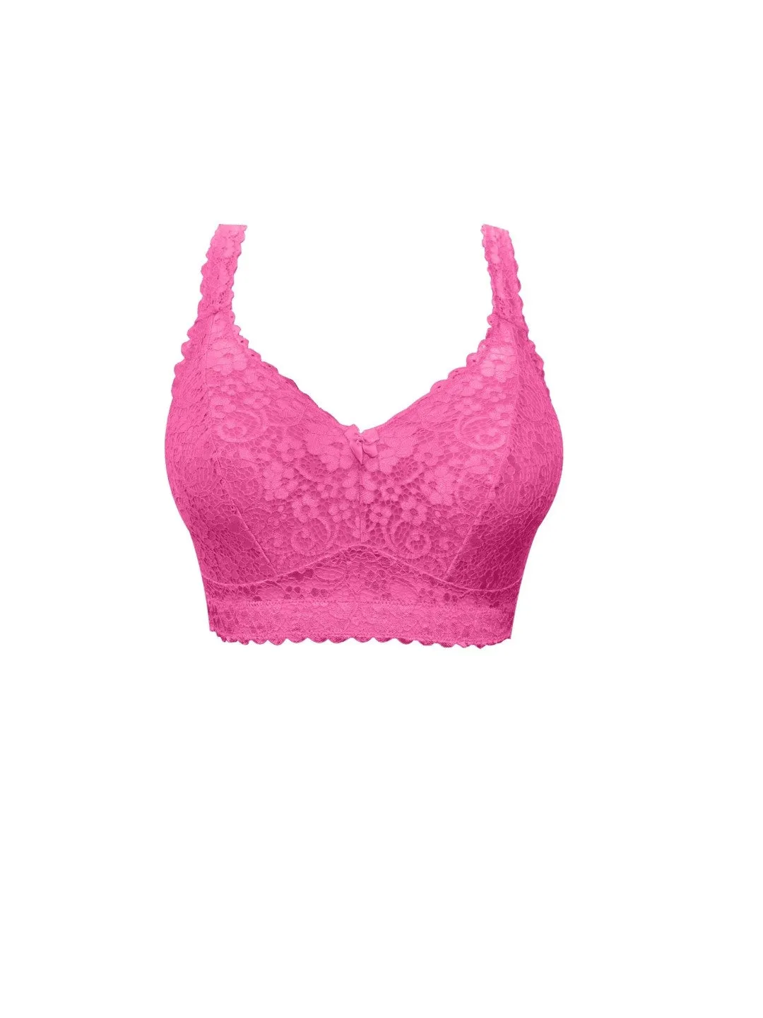 Adriana Lace Bralette - Raspberry - P5482