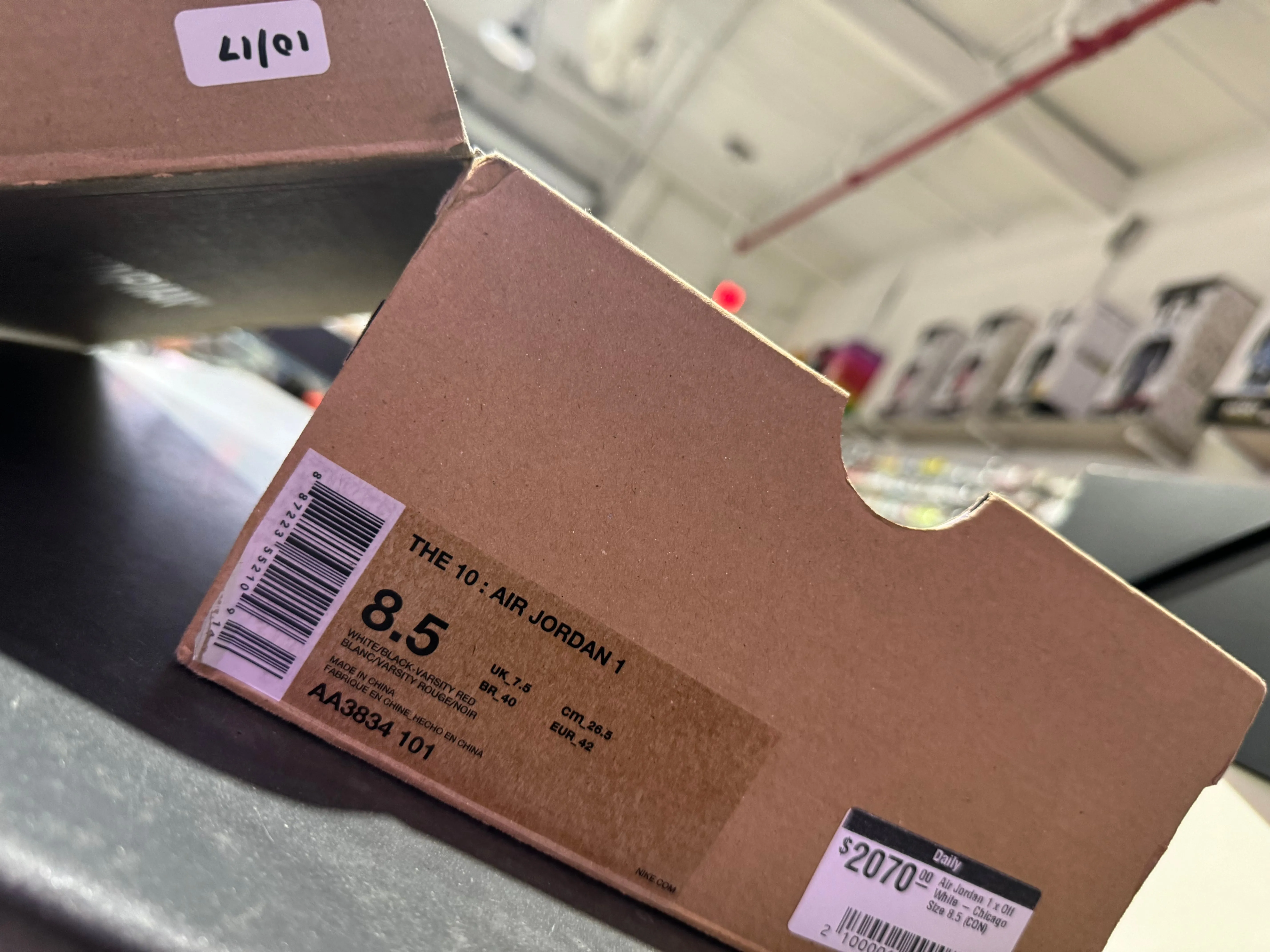 Air Jordan 1 x Off White - Chicago Size 8.5