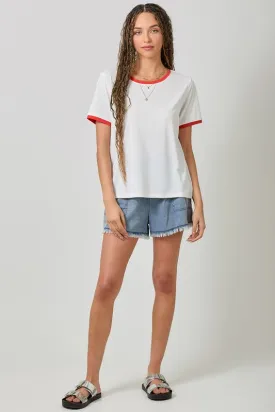 Cherry Pop Ringer Tee