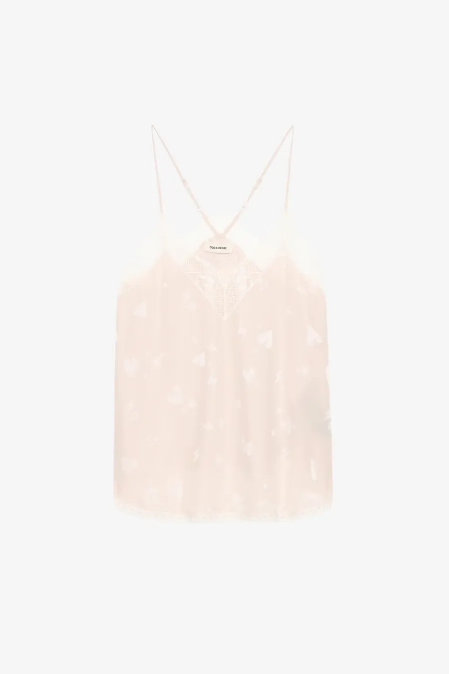 Christy Flash Heart Camisole Pearly