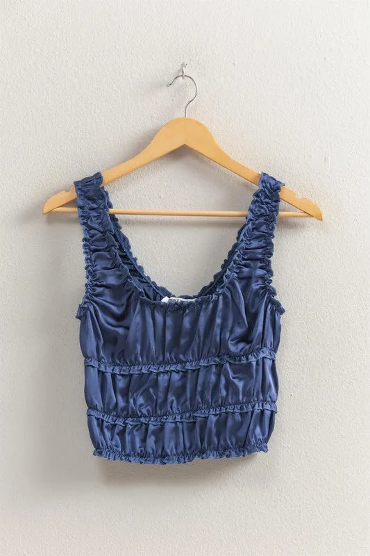 City Nights Satin Tank