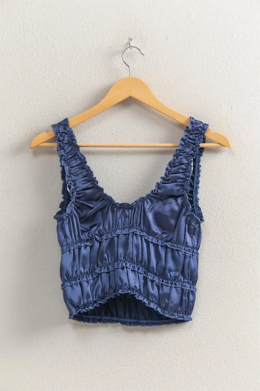 City Nights Satin Tank