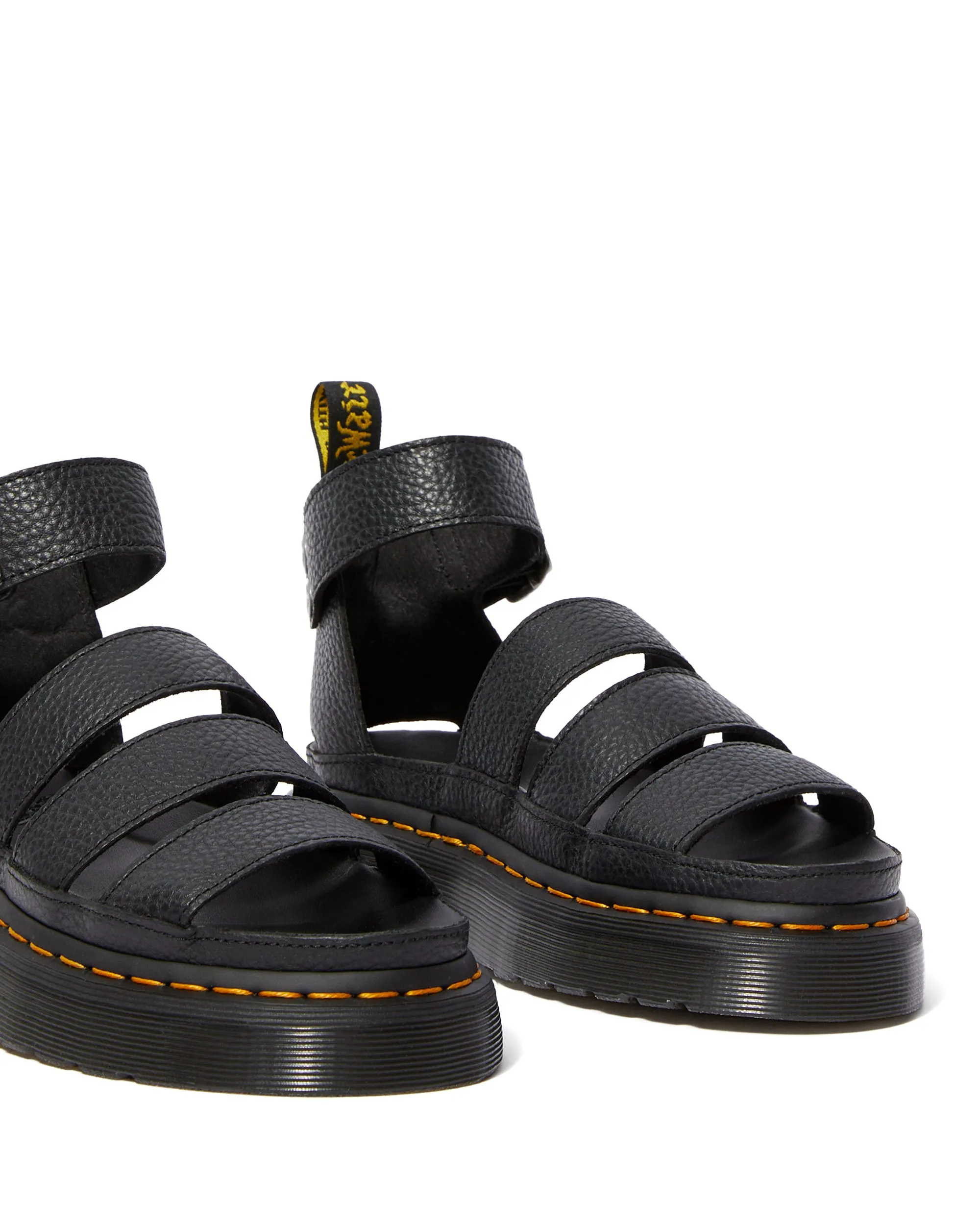 CLARISSA II BLACK AUNT SALLY PLATFORM SANDAL