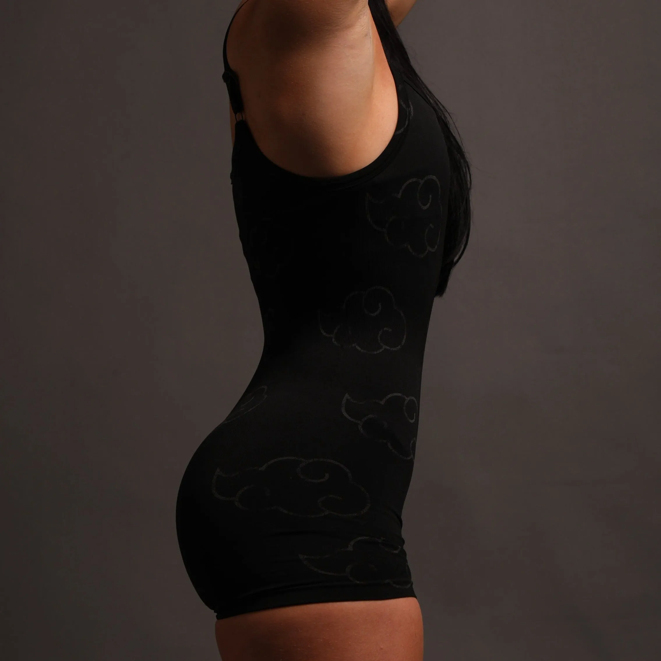 Floating Sonya "Everson Seamless" Bodysuit in Black