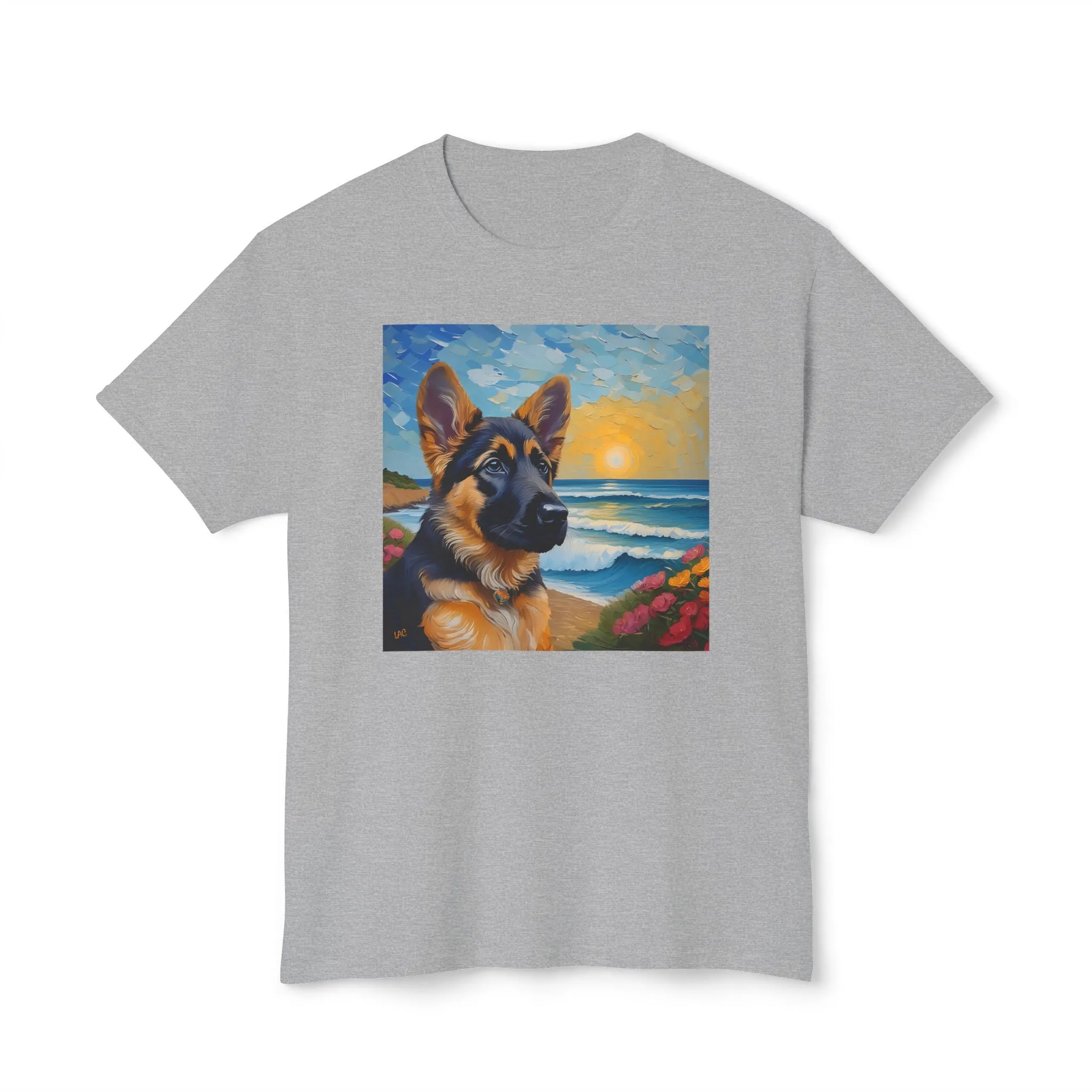 German Shepherd Puppy #2 - Pre-Shrunk Unisex Cotton T-shirt