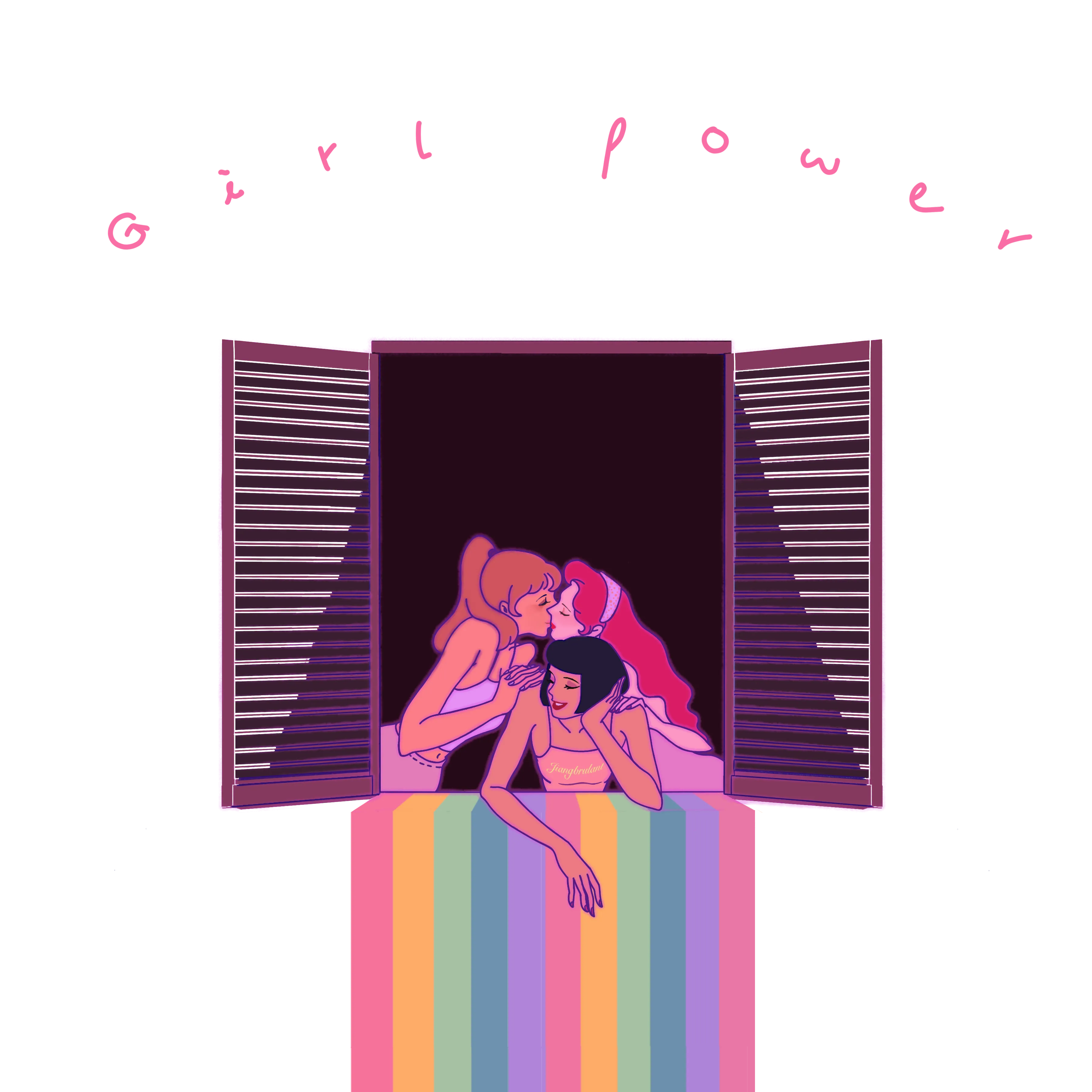 Girl power by Jiangbrulant - T-Shirt