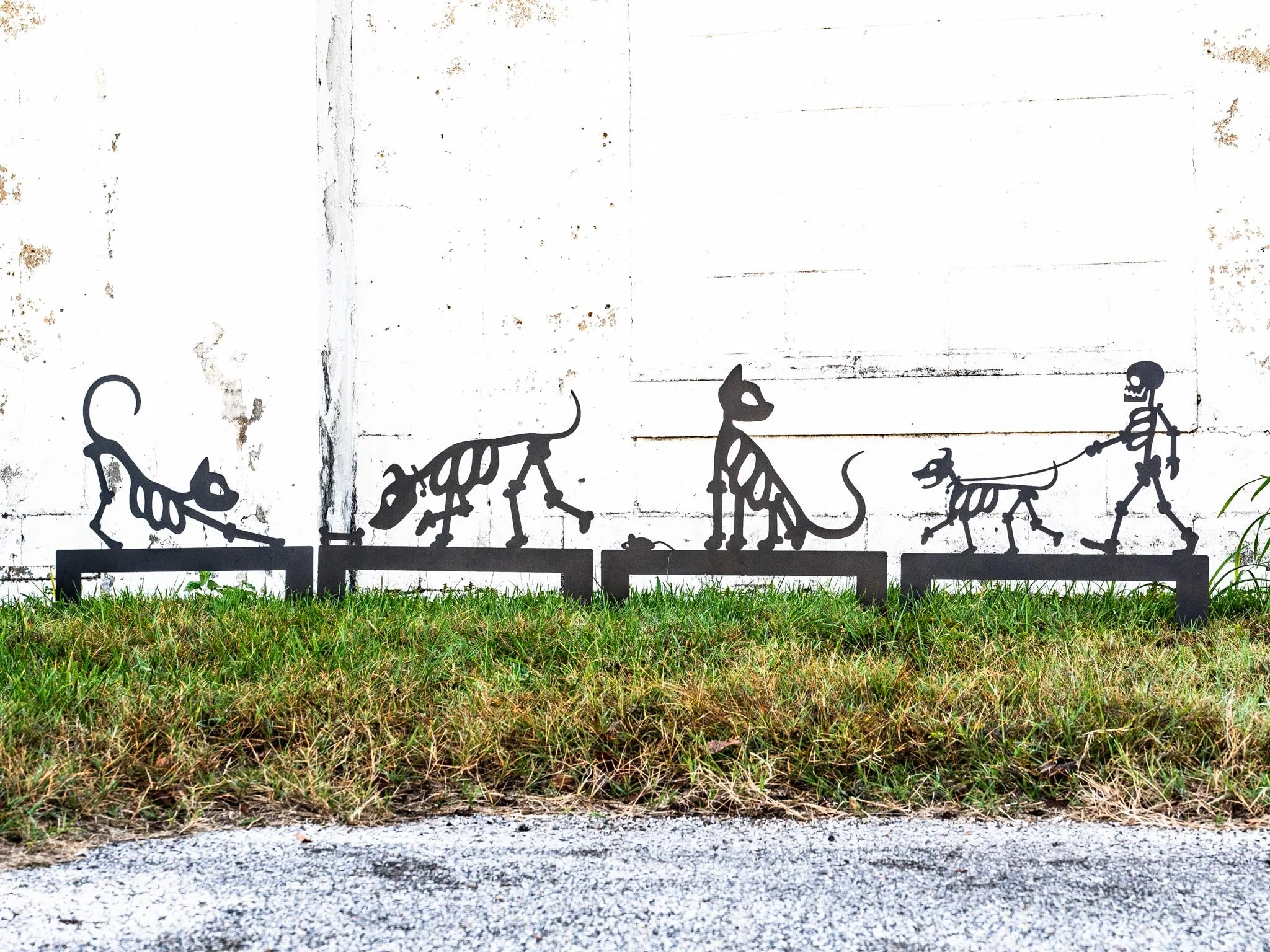 Halloween Pet Skeleton Yard Stakes