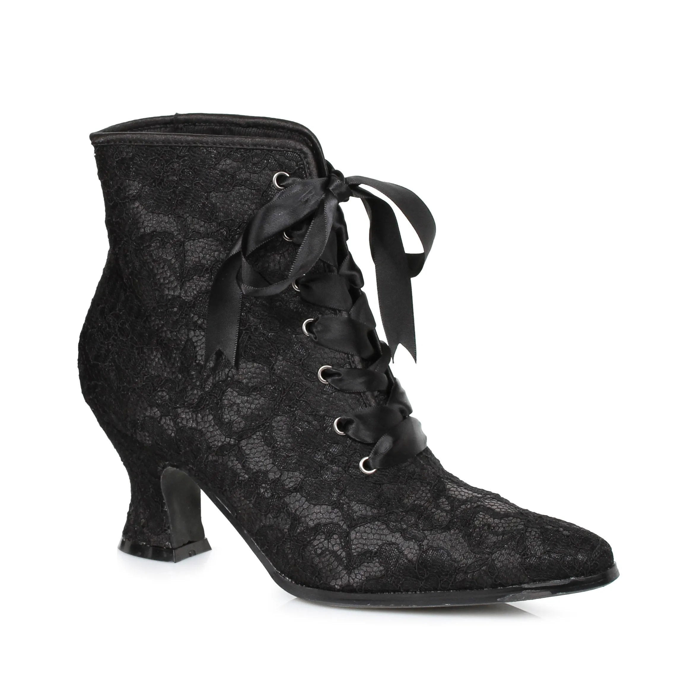 Lace Ankle Boot with Laces