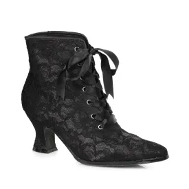 Lace Ankle Boot with Laces