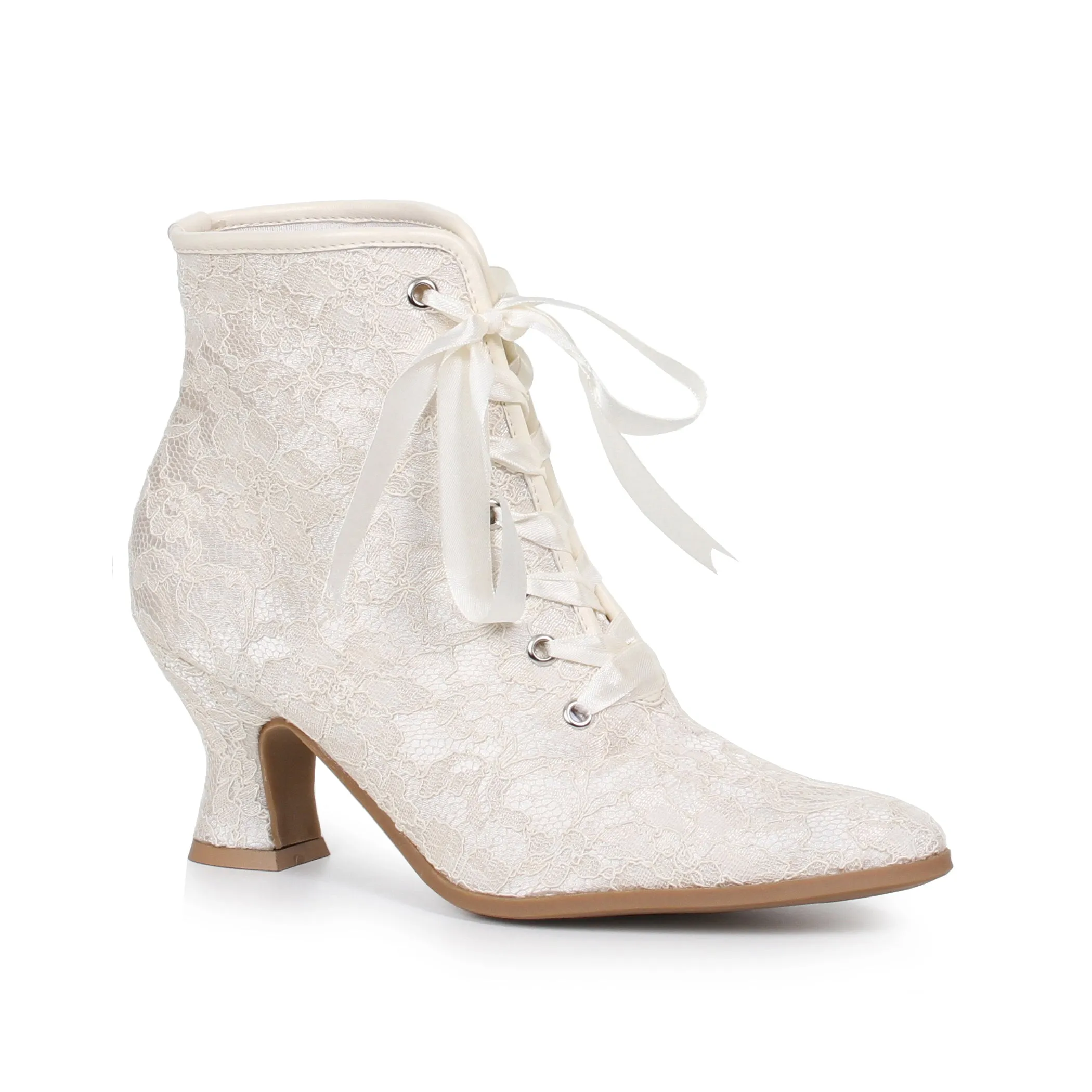 Lace Ankle Boot with Laces
