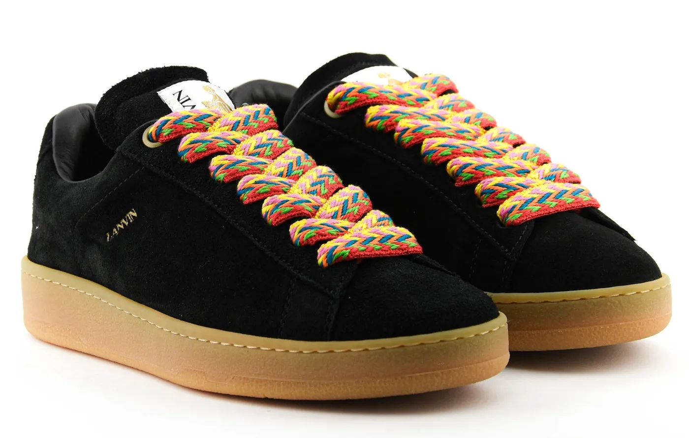 LANVIN LITE CURB SNEAKER BLACK