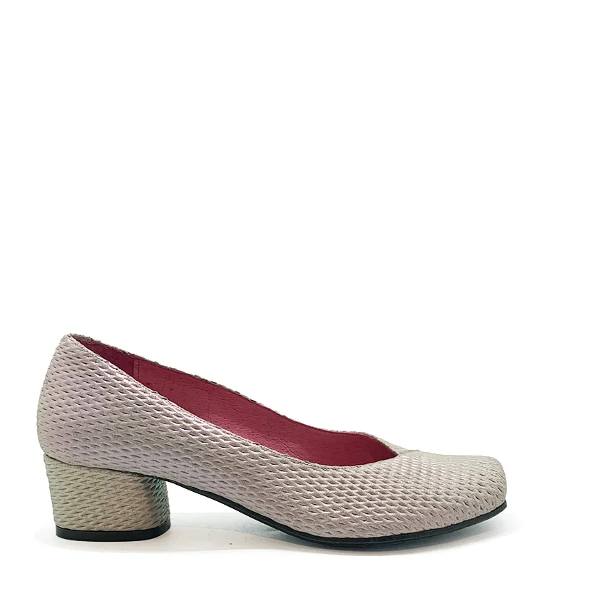 Polo -white honeycomb Low heel shoe