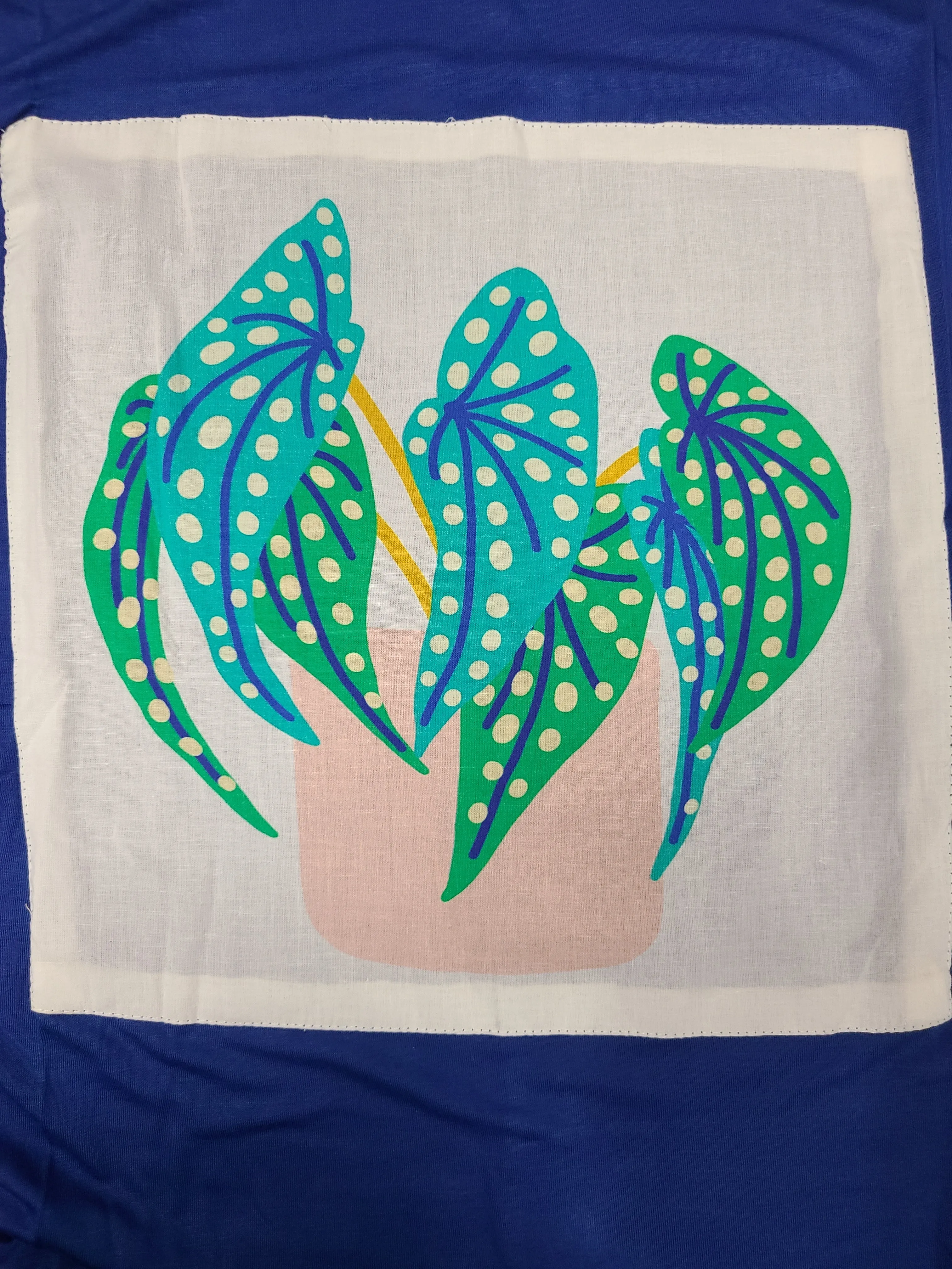 Royal Blue Begonia Knit Tee