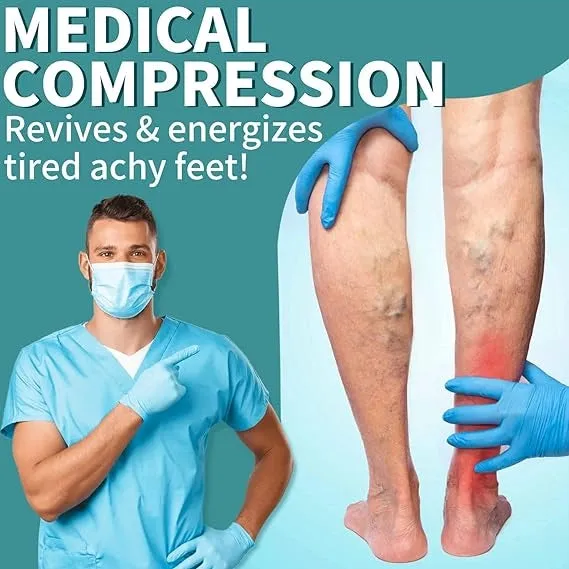 ROYALUCK Compression Socks for Women & Men Circulation(6 pairs)-Graduated Supports Socks for Running, Athletic Sports