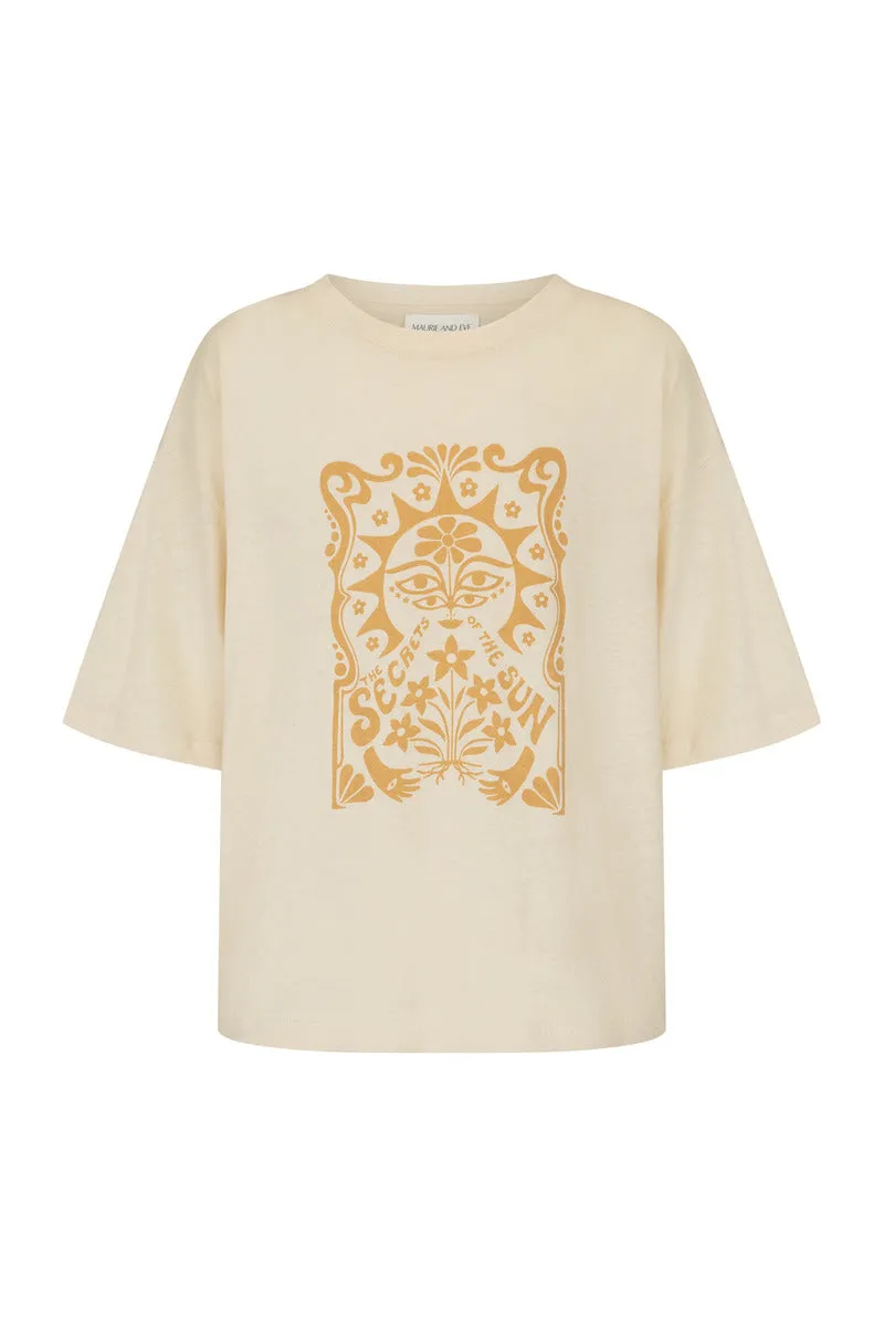 SECRETS OF SUN TEE - BEIGE