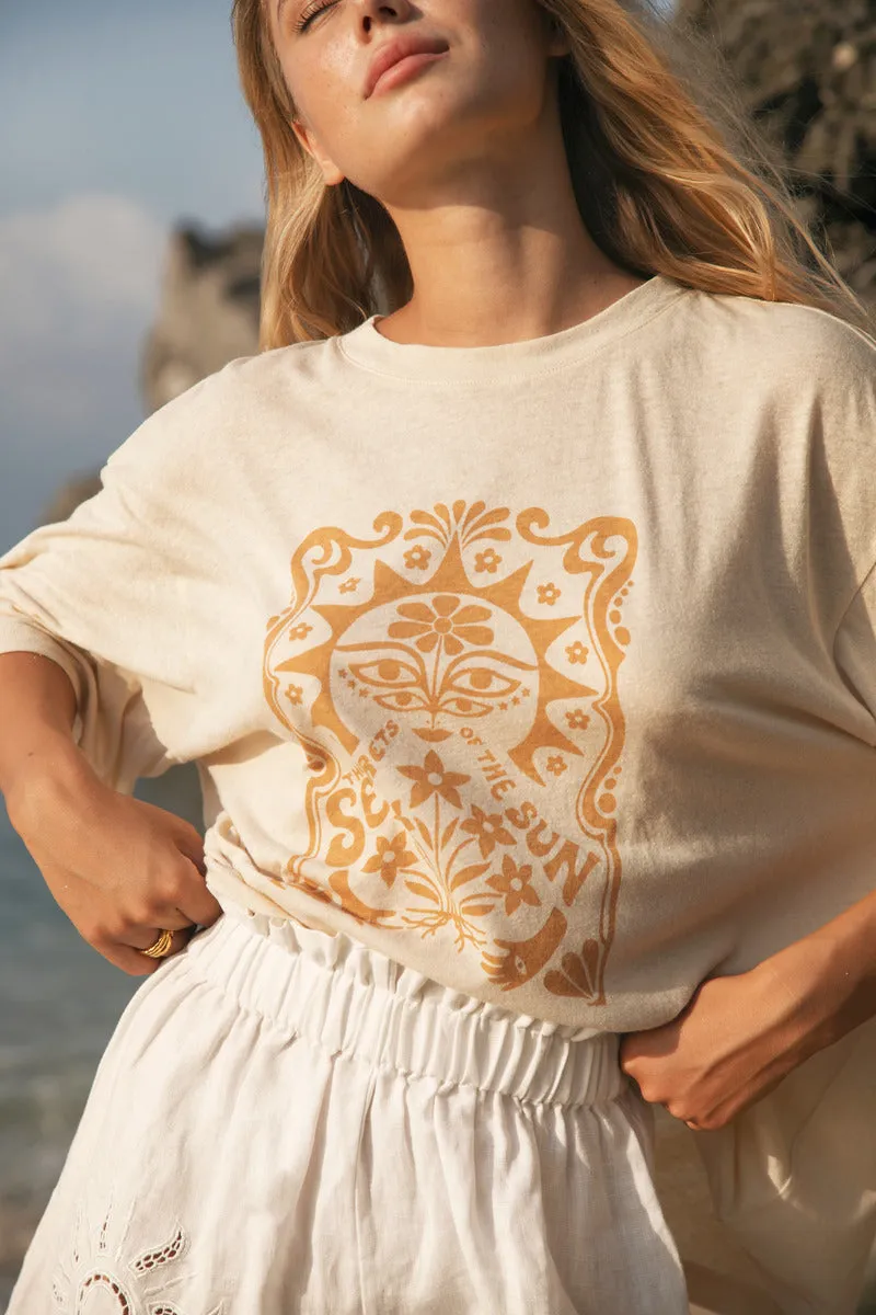 SECRETS OF SUN TEE - BEIGE