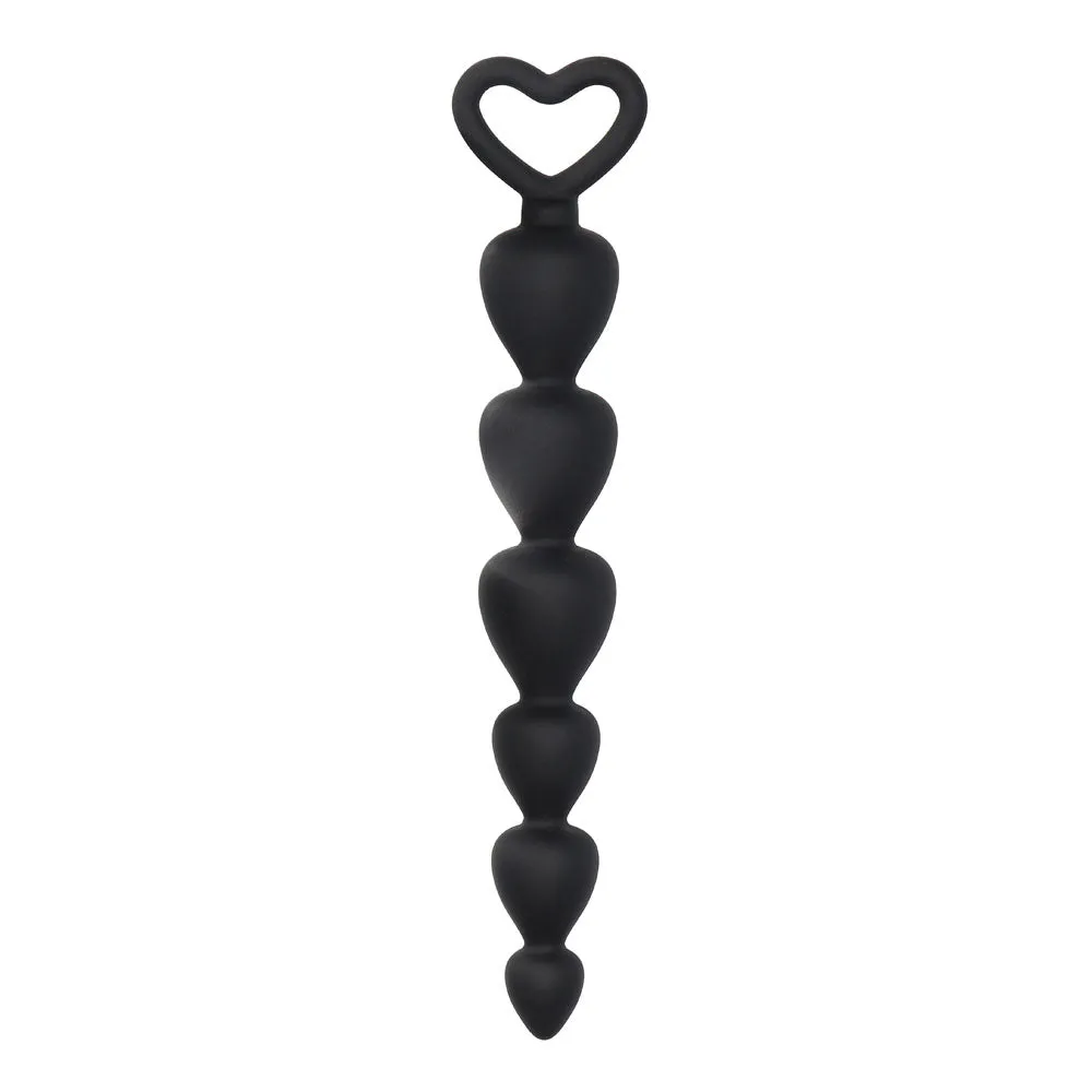 Silicone Anal Beads Black