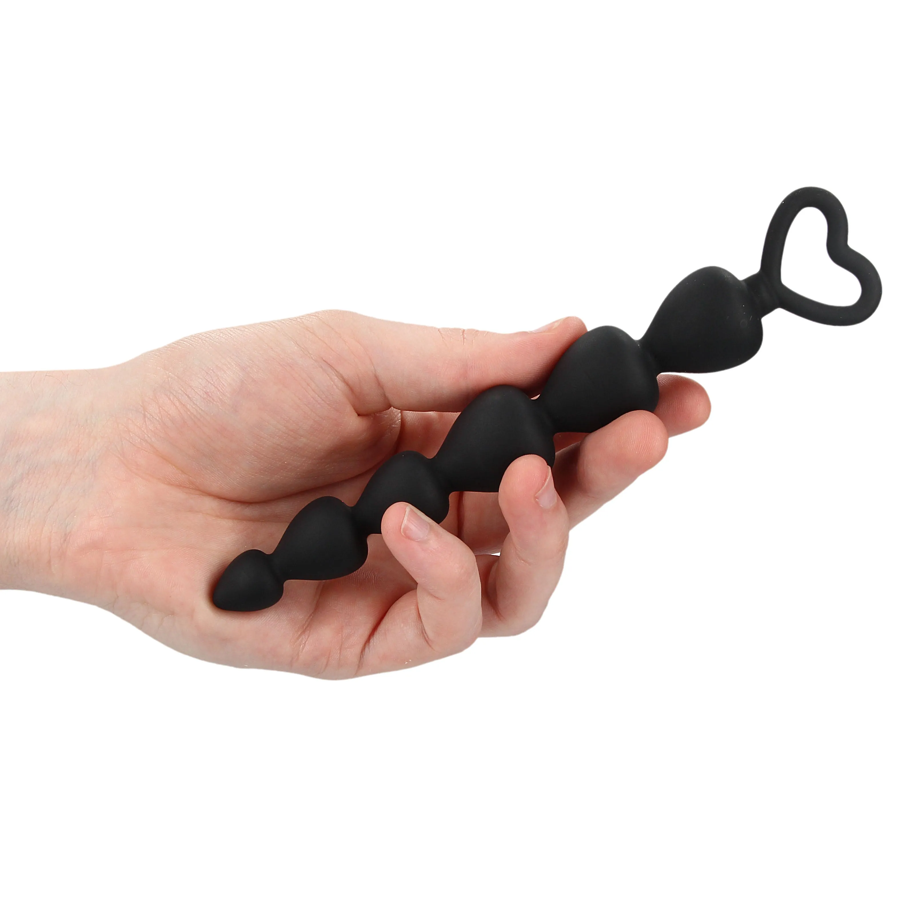 Silicone Anal Beads Black