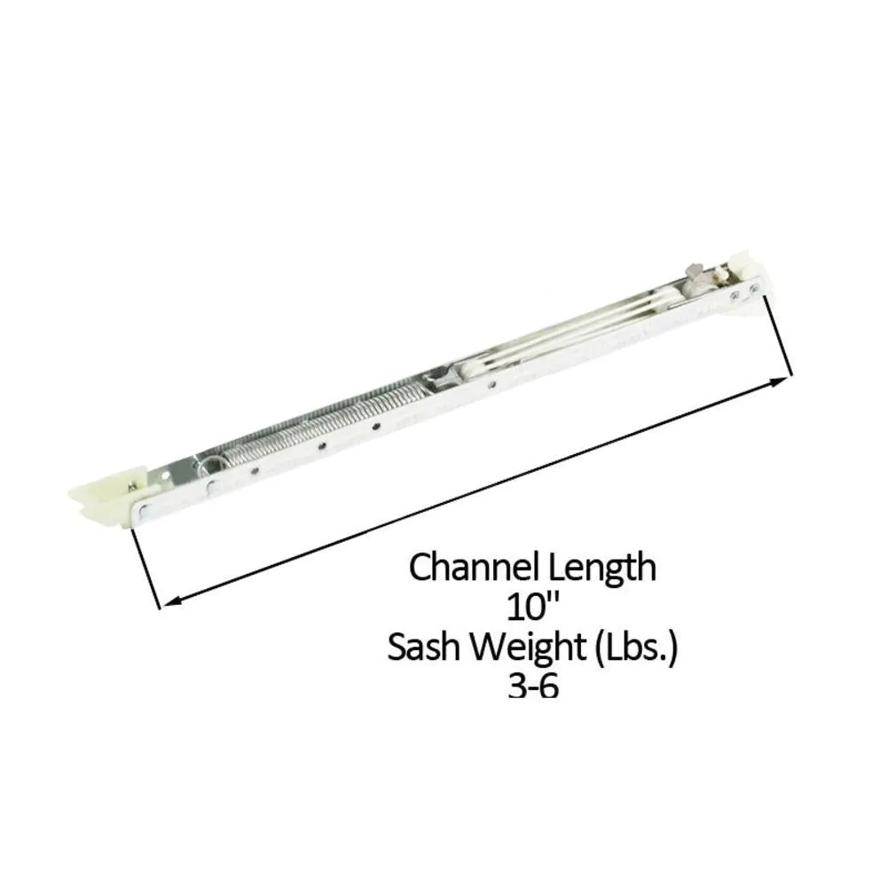 Single Hung Sliding Window 16" Sash Balance With Wings 5-11 Lbs