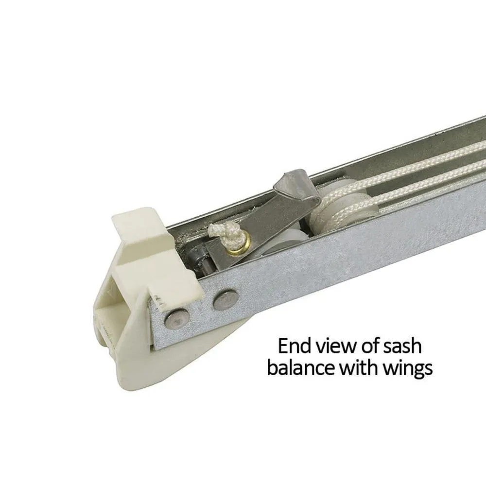 Single Hung Sliding Window 24" Sash Balance With Wings 5-9 Lbs