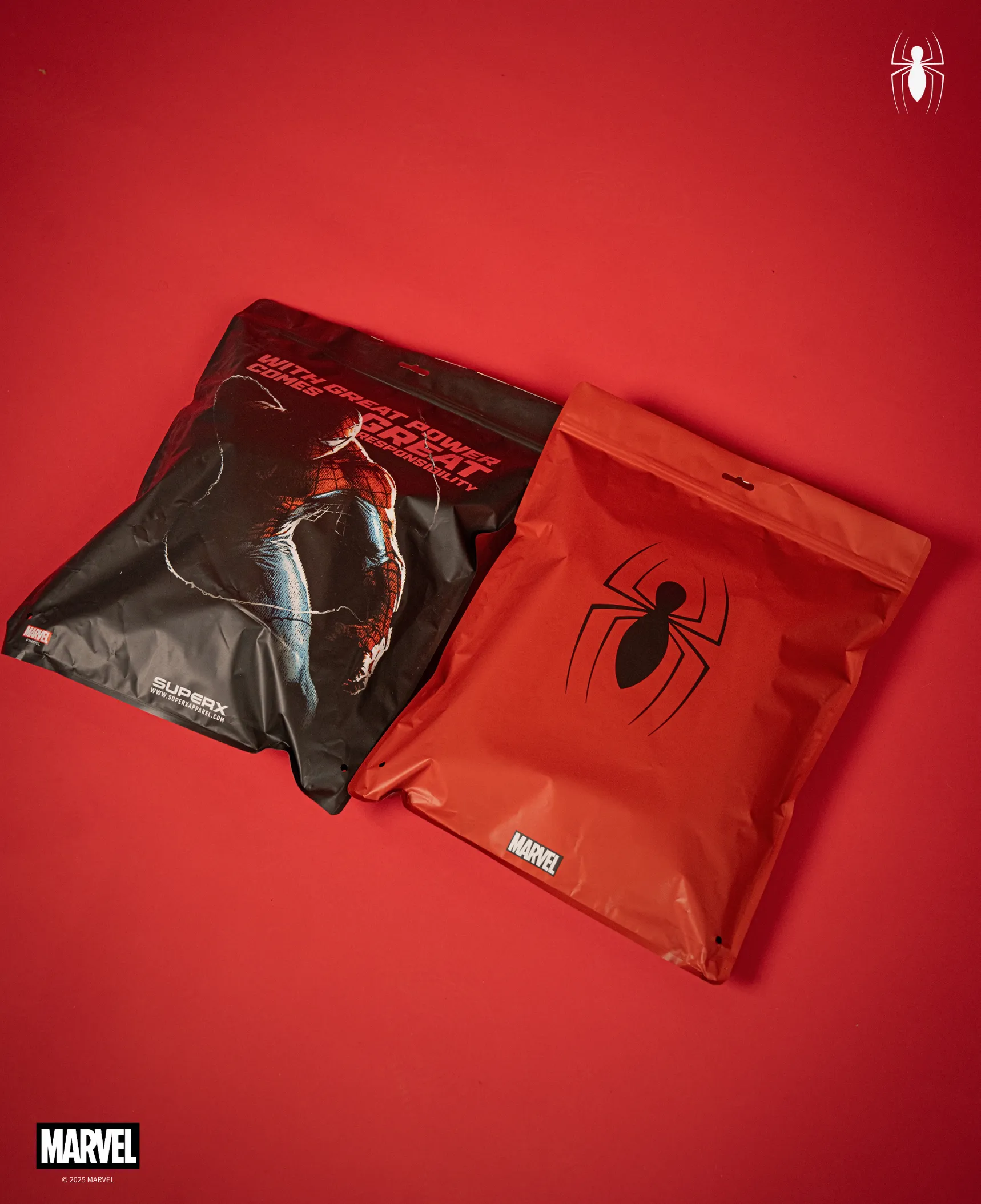 SPIDER-MAN Performance Lined Shorts 7" - Venom Black