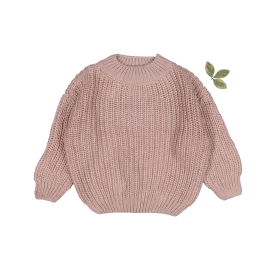 The Chunky Knit Sweater - Mauve