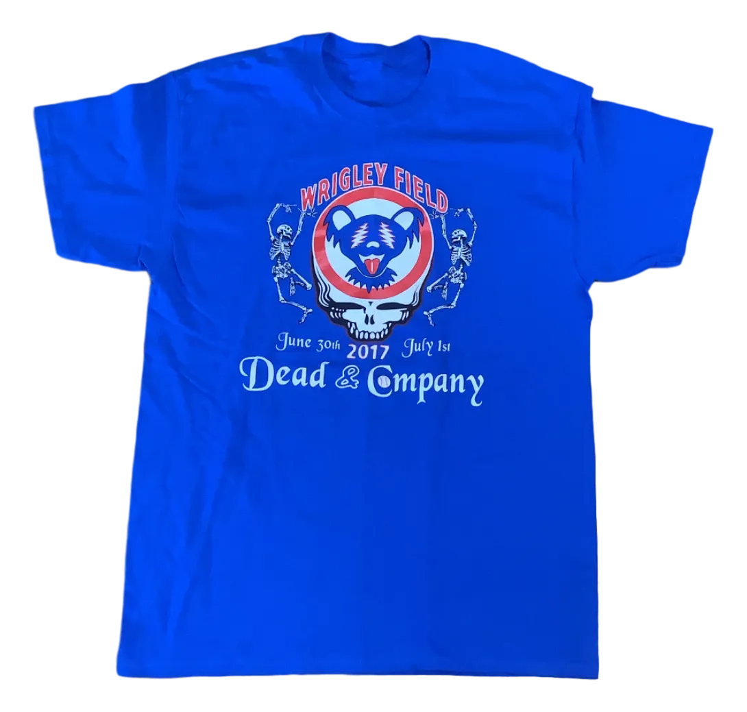 Vintage Grateful Dead Tee (2017 Wrigley Field) - Large