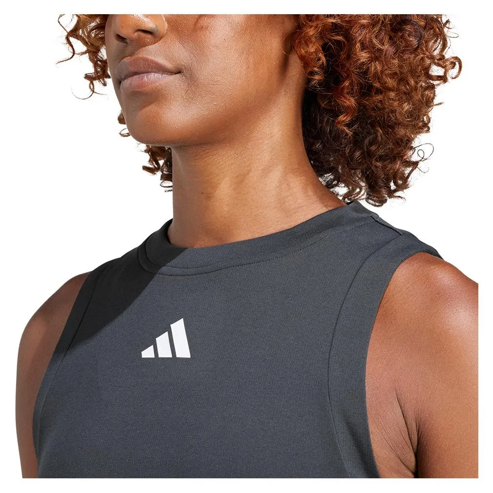 Women's Match Tennis Tank Black
