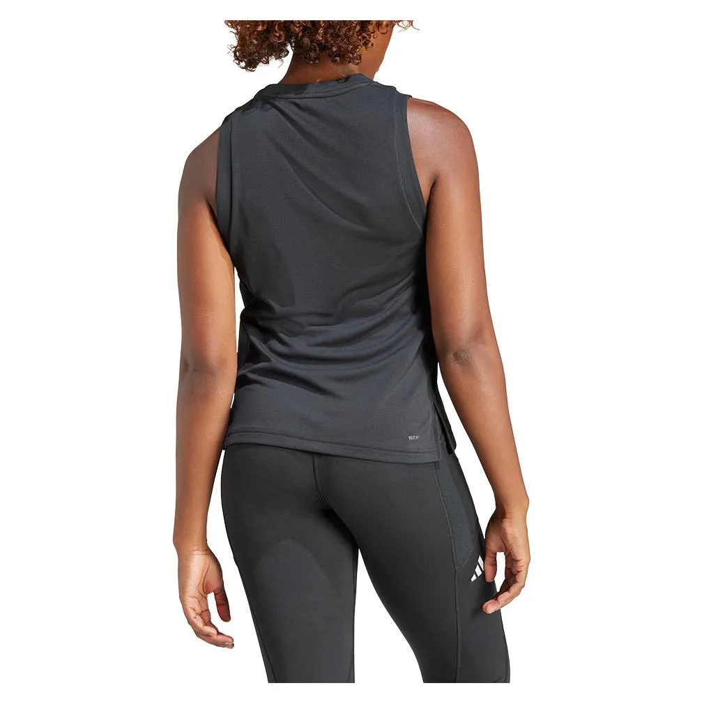 Women's Match Tennis Tank Black