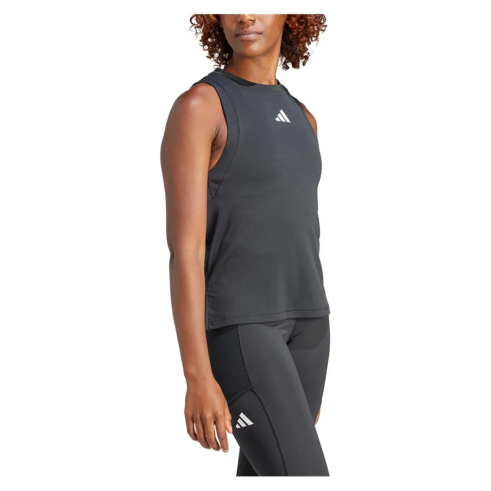 Women's Match Tennis Tank Black